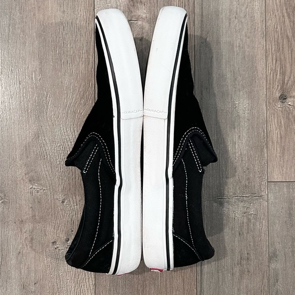 Vans Black and Red Slip-On Sneakers - Picture 4 of 7